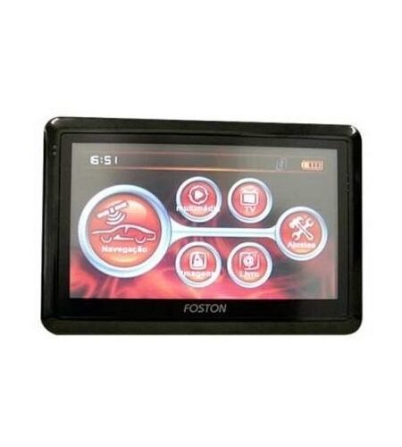 GPS Foston Fs-707 com Câmera De Ré + Tv Digital + Tela 7 Polegadas