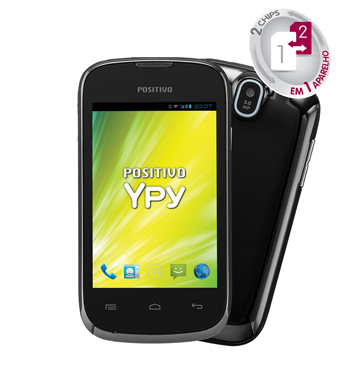 Positivo Smartphone S350 Dual chip Tela Touch 3.5″ Câmera 3MP Android 2.3