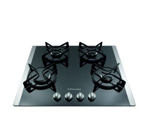Cooktop Electrolux GC60G / Gás / 4 Bocas / Mesa de Vidro / Inox / Bivolt