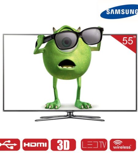 TV Samsung LED 55” Slim 3D Série 7 UN55ES7000 Wi-Fi HDMI USB