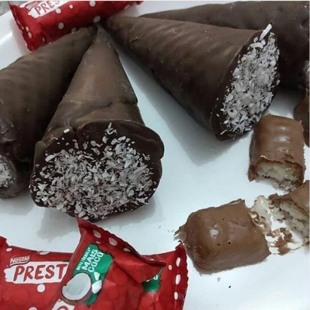 Cone Trufado sabor Prestígio