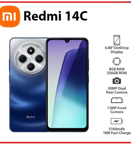 (Novo) Xiaomi Redmi 14C Azul 8GB+256GB RAM,4GB+128GB RAM