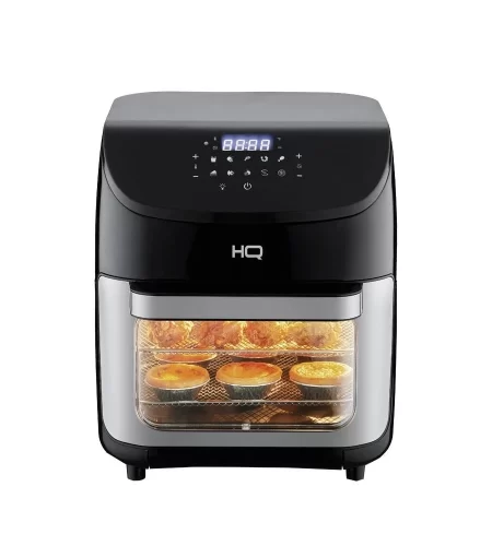 Fritadeira Sem Óleo AirFryer Oven HQ 5 em 1 12 litros Digital Com visor Preta HQ-AFO12LDVG