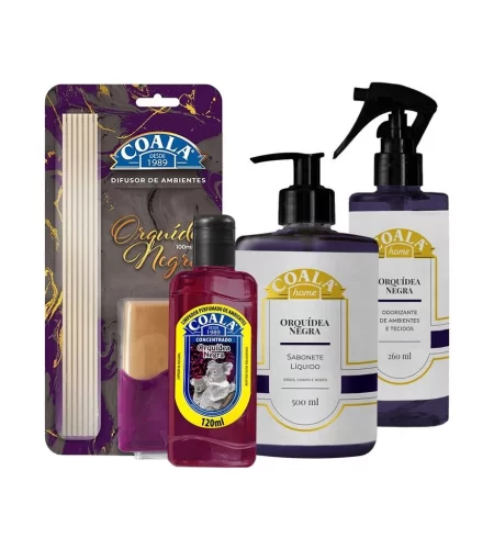 Kit Coala Home Orquídea Negra