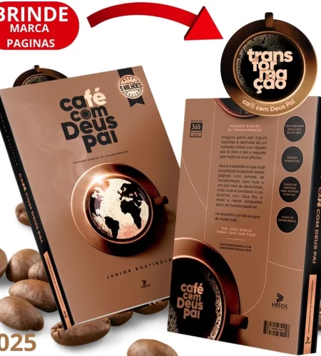 novo livro Café Com Deus Pai | Junior Rostirola | Porções Renovação 2025