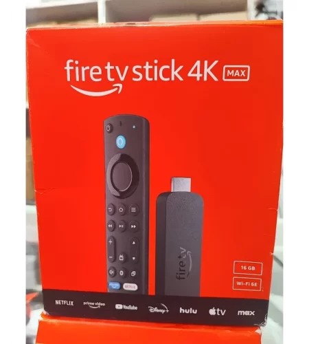 Amazon Fire Tv Stick 4k Max 2ª geração – 16gb de armazenamento – C/ Alexa – Wi-fi 6E – Lançamento – Novo e lacrado