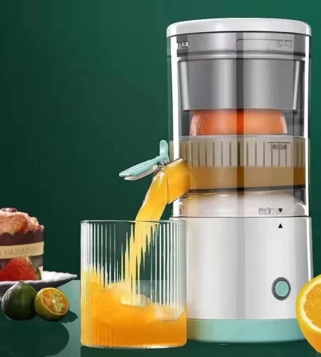 Espremedor Elétrico Laranja Limão Frutas Fazer Sucos Recarregável usb