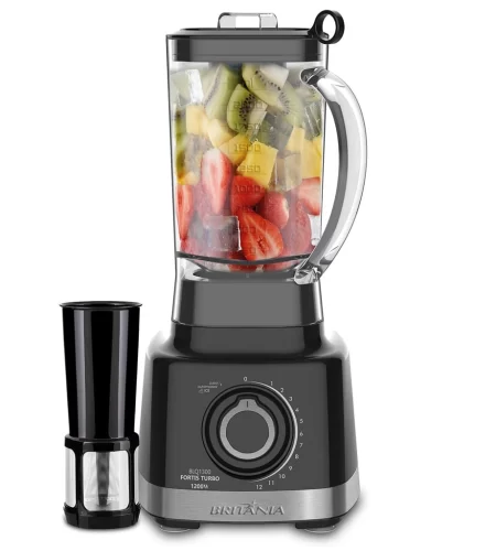 Liquidificador Britânia Fortis Turbo 1400W 3L Preto BLQ1300P