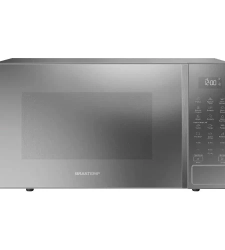 Micro-ondas Brastemp 32 Litros BMS46AR| Espelhado com Menu Gourmet, Inox