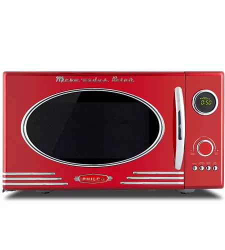 Micro-ondas Retrô Philco 28L Vermelho: A Nostalgia que Esquenta seu Coração (e sua Comida) em Segundos