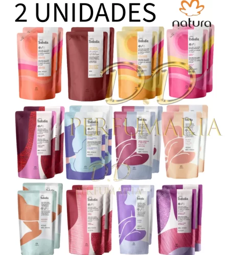2 Refil Creme Hidratante Tododia Natura 400ml Cada ORIGINAL E LACRADO