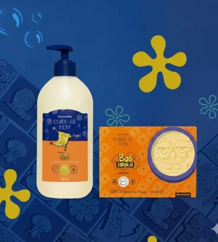 Kit Cuide-se Bem Bob Esponja 400ml