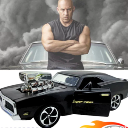 Miniatura Dodge Charger Fast & Furious Veloses e Furiosos – Escala 1:32 – Metal